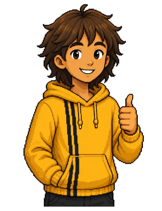 Parker, the Drive Venture guide, gives a welcoming thumbs up.